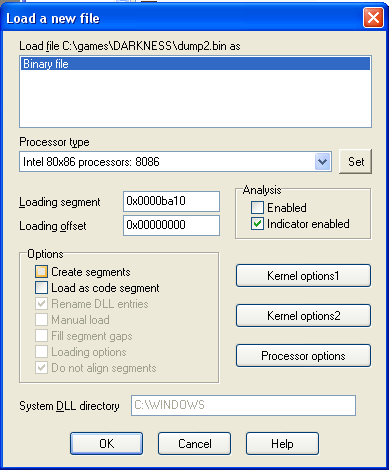 02 ida load settings